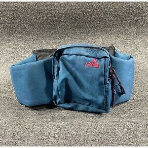 Vtg EMS Hiking Running Hip Belt Waist Fanny Pack Eastern Mountain Sports Padded